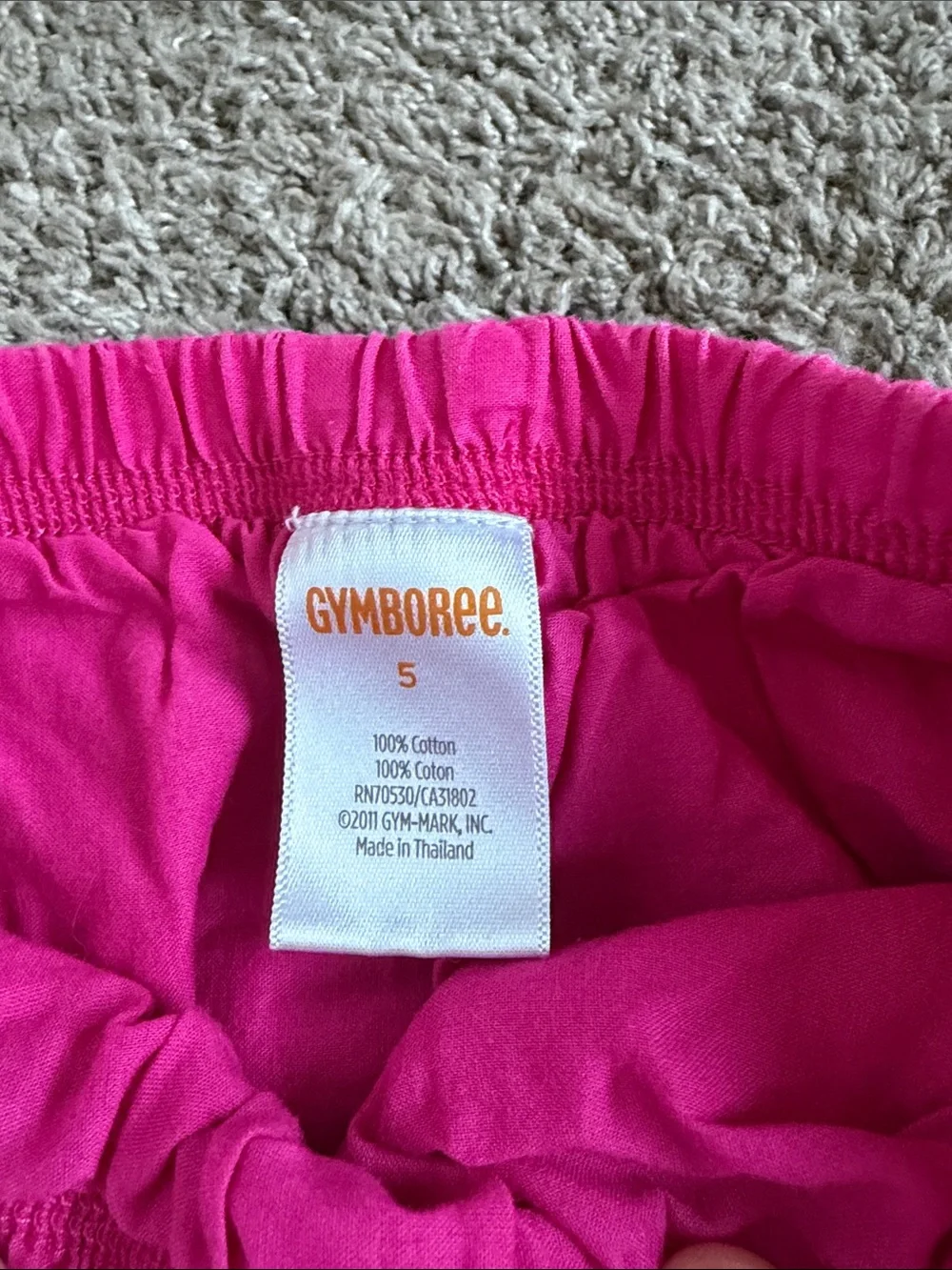 Gymboree Hot Pink Tiered Midi Skirt